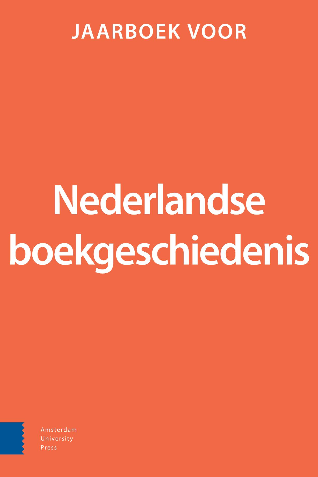 Jaarboek voor Nederlandse boekgeschiedenis